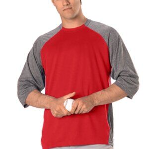 Alleson Raglan 3/4 Sleeve T-Shirt Baseball Jersey - Size Medium